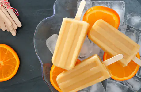 XVGA wallpapers (1024x768): ice cream, orange, fruit, citrus