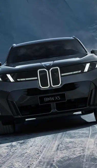 Обои для LG/ASUS (480x854): BMW X5, горы, долина, ледник