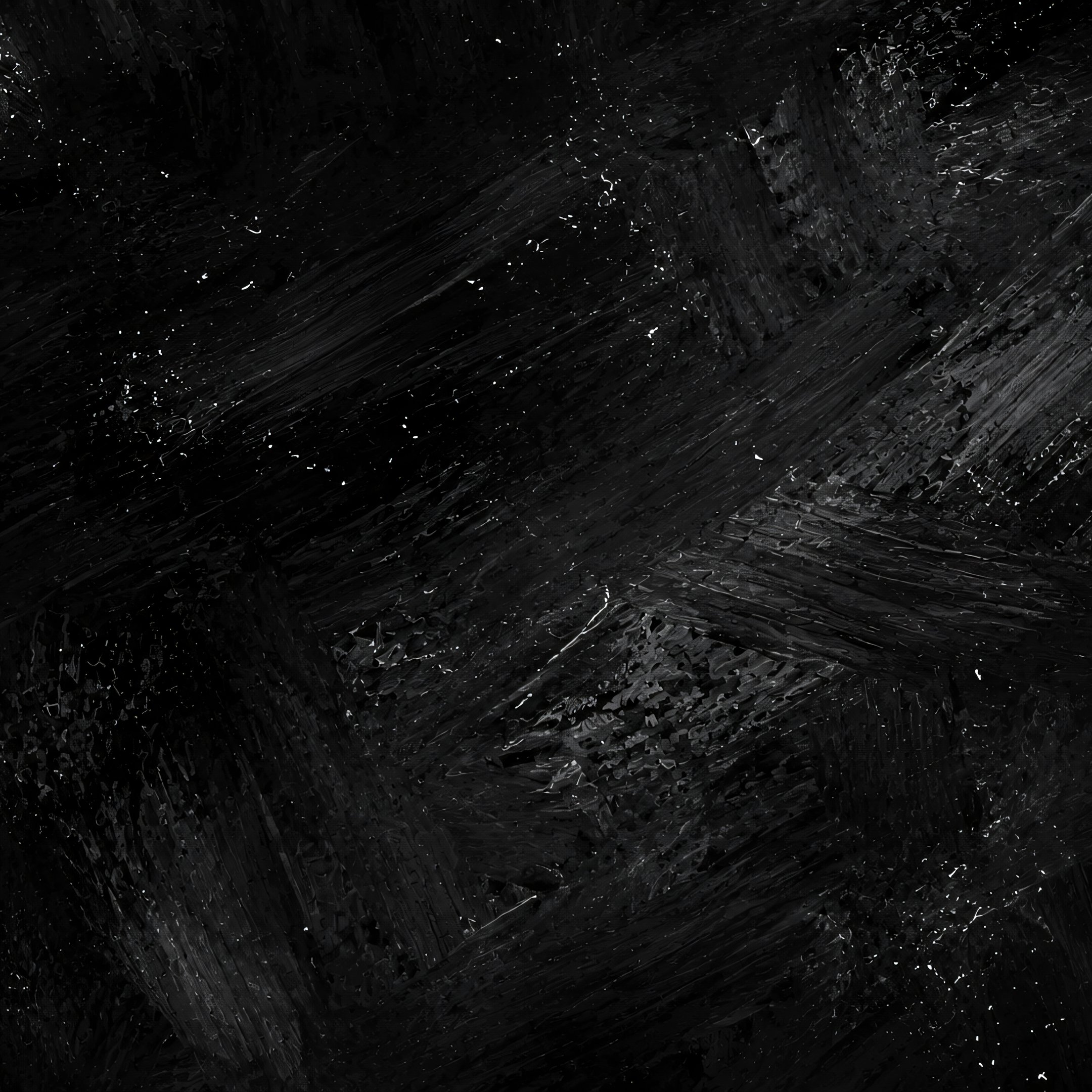 Abstract Black Paint Stroke Pattern - Wallpapers for iPad 10.2″ in 2160x2160 resolution