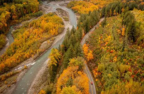 Full HD обои природа (1920x1080): осень, долина, дикая природа, лес