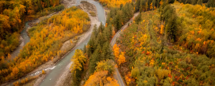 UltraWide 21:9 wallpapers (3440x1440): autumn, valley, wildlife, forest