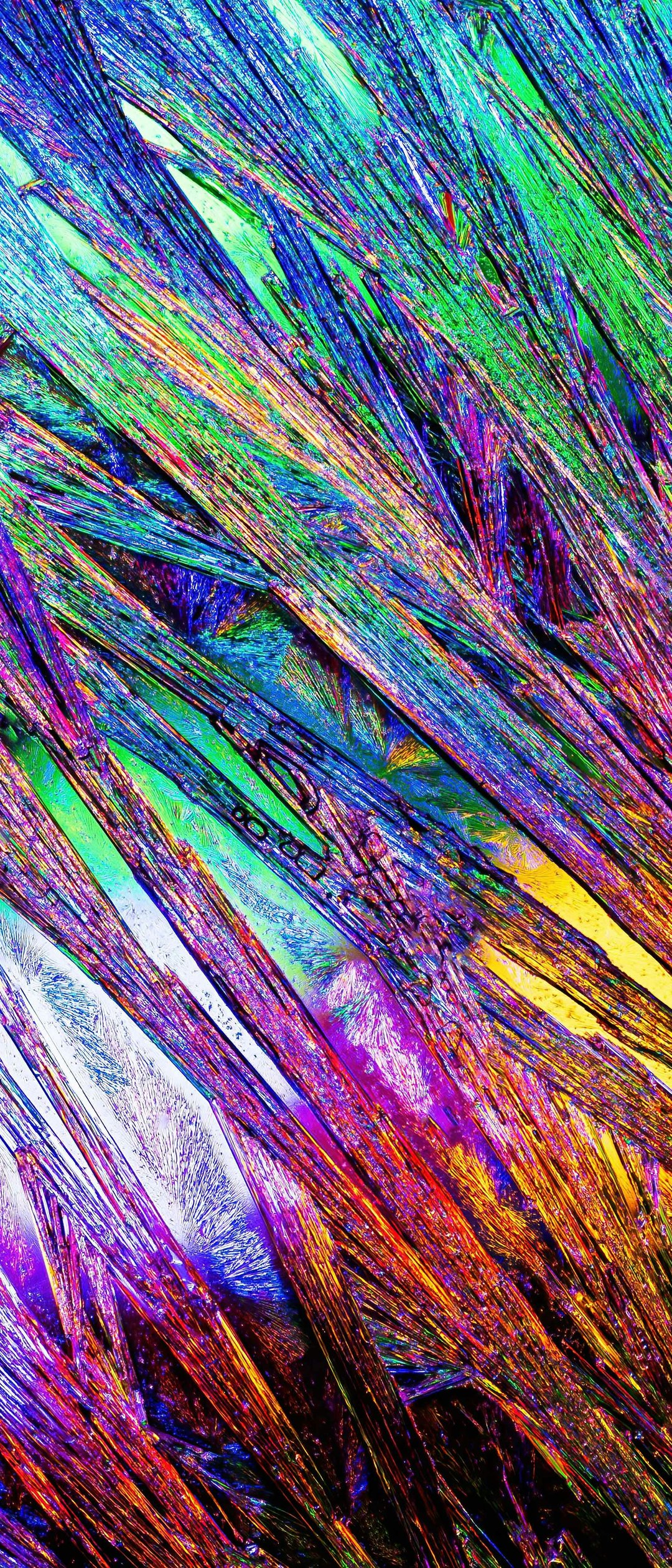 Abstract Crystal Lines and Light - Wallpapers for Samsung Galaxy Z Flip7, Sony Xperia 5 II/5 III/5 V/10 IV/10 V, Xiaomi Mix Fold 3 in 1080x2520 resolution