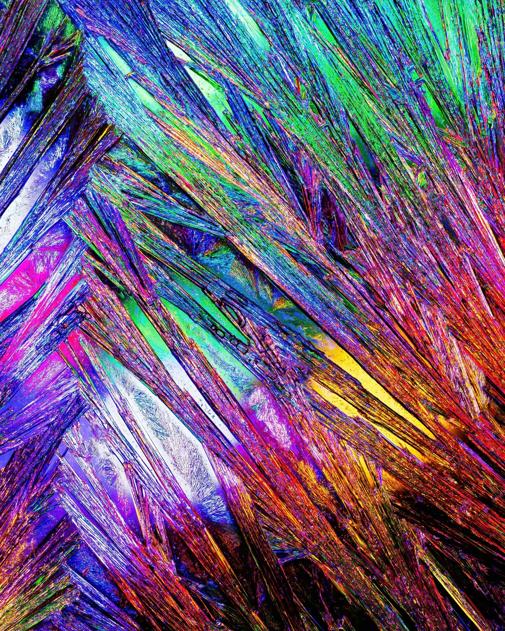 Abstract Crystal Lines and Light - Wallpapers for Samsung Galaxy Z Fold 2/3 in 1768x2208 resolution