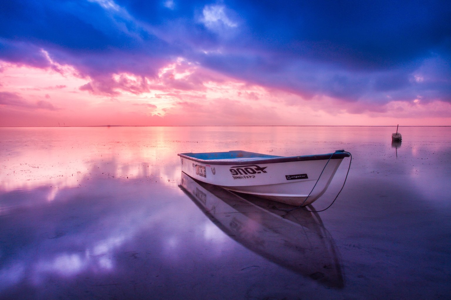 Colorful Sunset Over a Quiet Lake - Microsoft Surface 12.4″ wallpapers in 1536x1024 resolution
