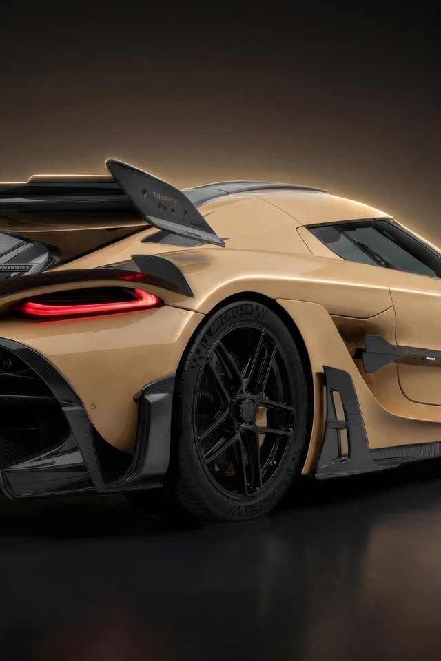 Mansory Koenigsegg Jesko rear view - Wallpapers for iPhone 4/4S in 640x960 resolution