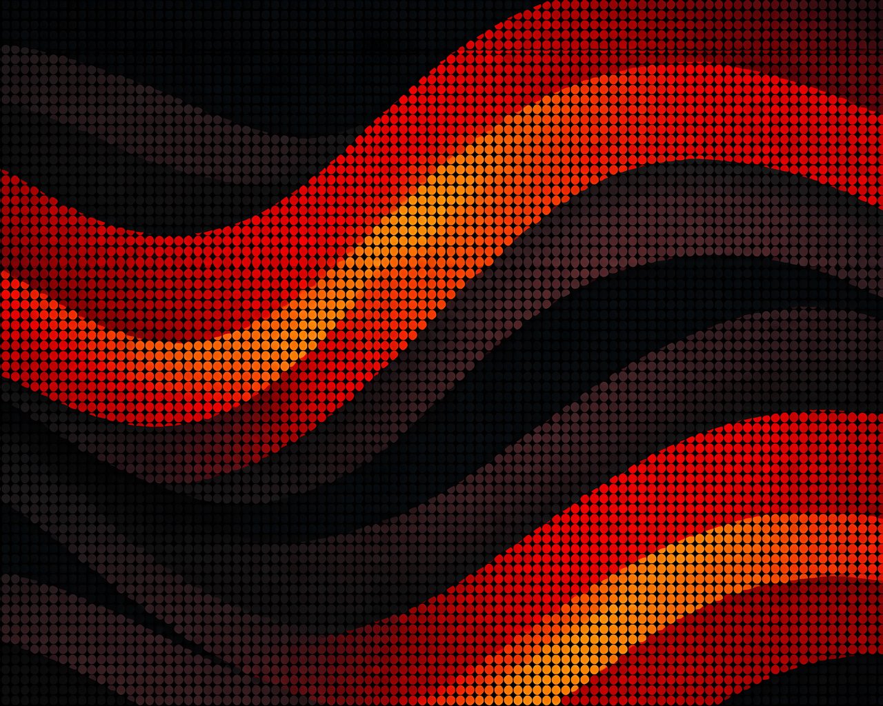 Red and Orange Pixel Wave Pattern - SXGA wallpapers in 1280x1024 resolution
