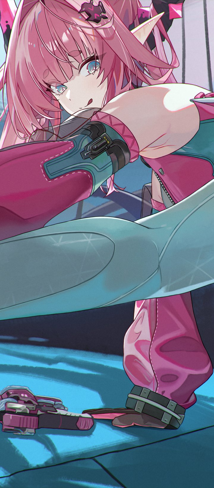 Yvonne from Arknights in Action - Wallpapers for Xiaomi Redmi 14C, POCO C71/C75/M7, Infinix Note 8 in 720x1640 resolution