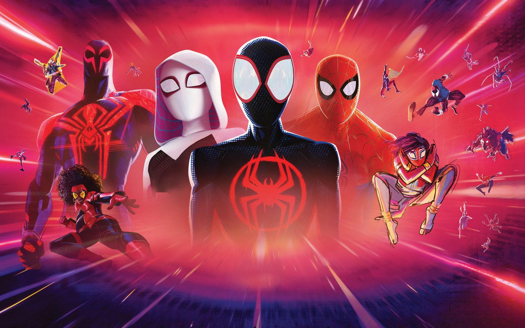 Spider-Man Characters in the Multiverse - WSXGA+ wallpapers in 1680x1050 resolution