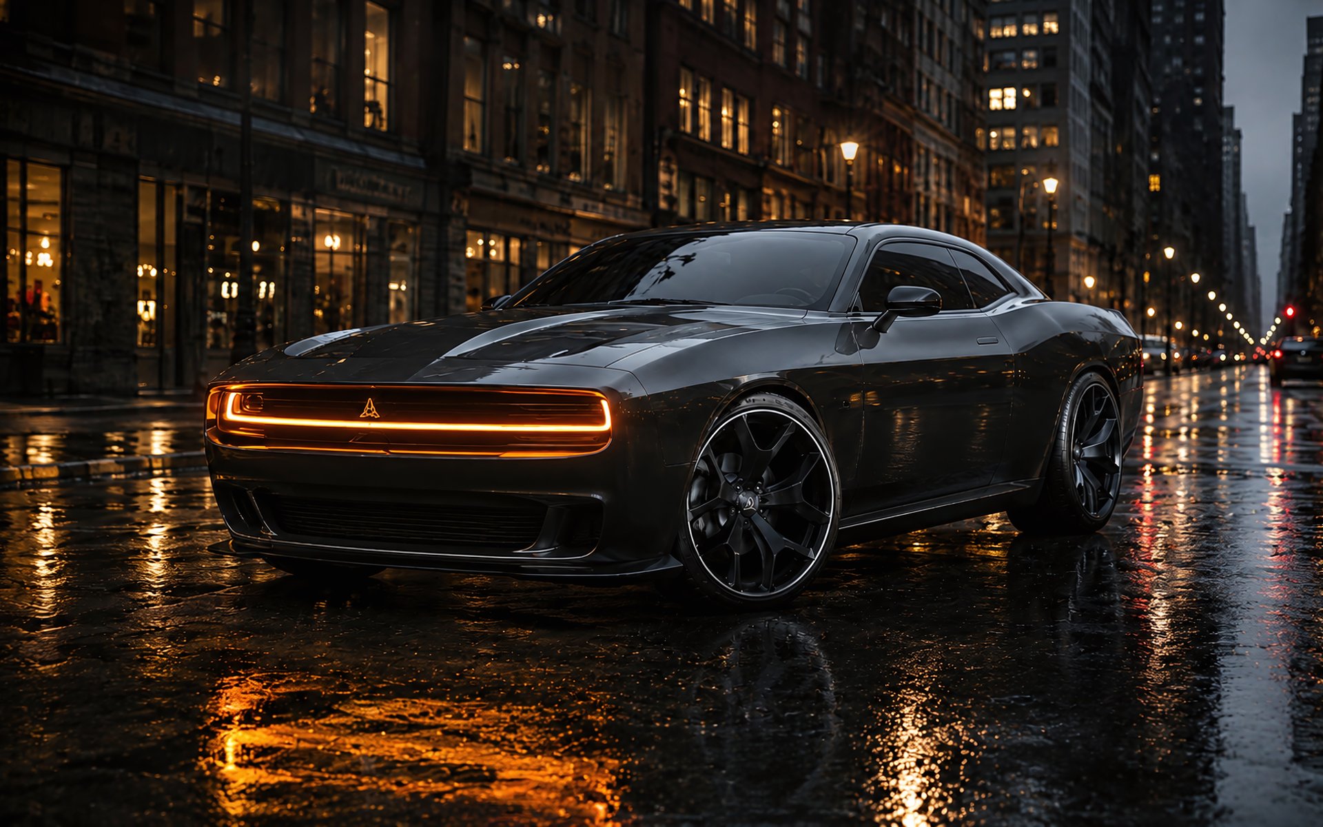 Dodge Charger Daytona in Chicago - WUXGA wallpapers in 1920x1200 resolution