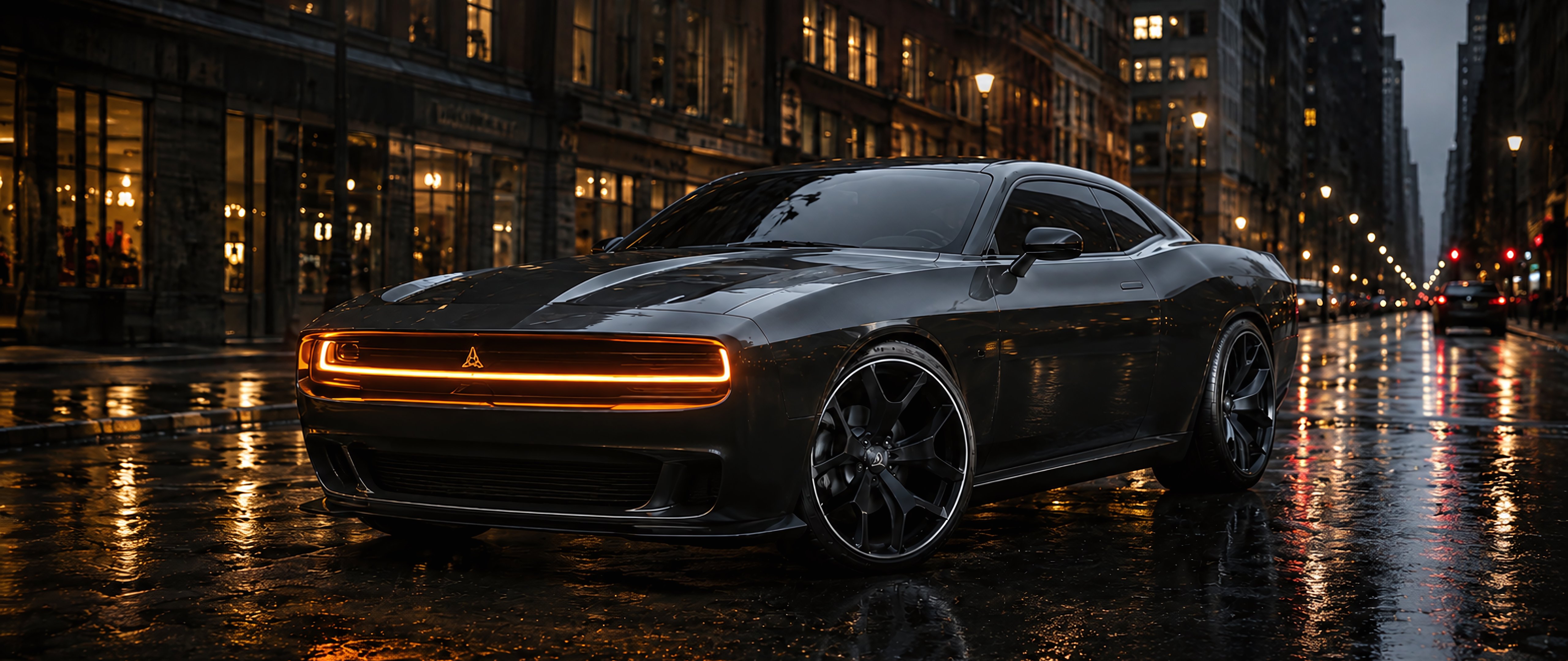 Dodge Charger Daytona в Чикаго - 5K2K UltraWide 21:9 обои в разрешении 5120x2160