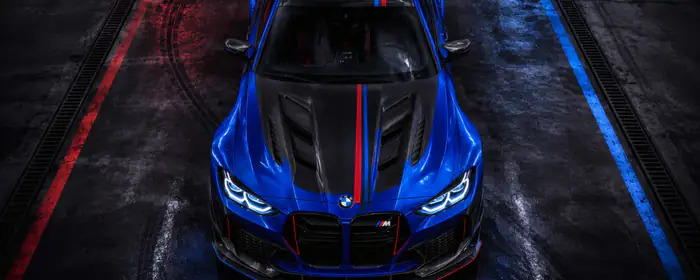 UltraWide 21:9 обои (2560x1080): BMW M4, обвес, карбон, спойлер