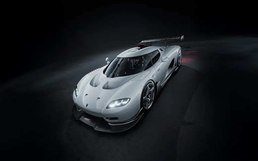 Koenigsegg CCGT1 вид спереди — обои на рабочий стол и телефон