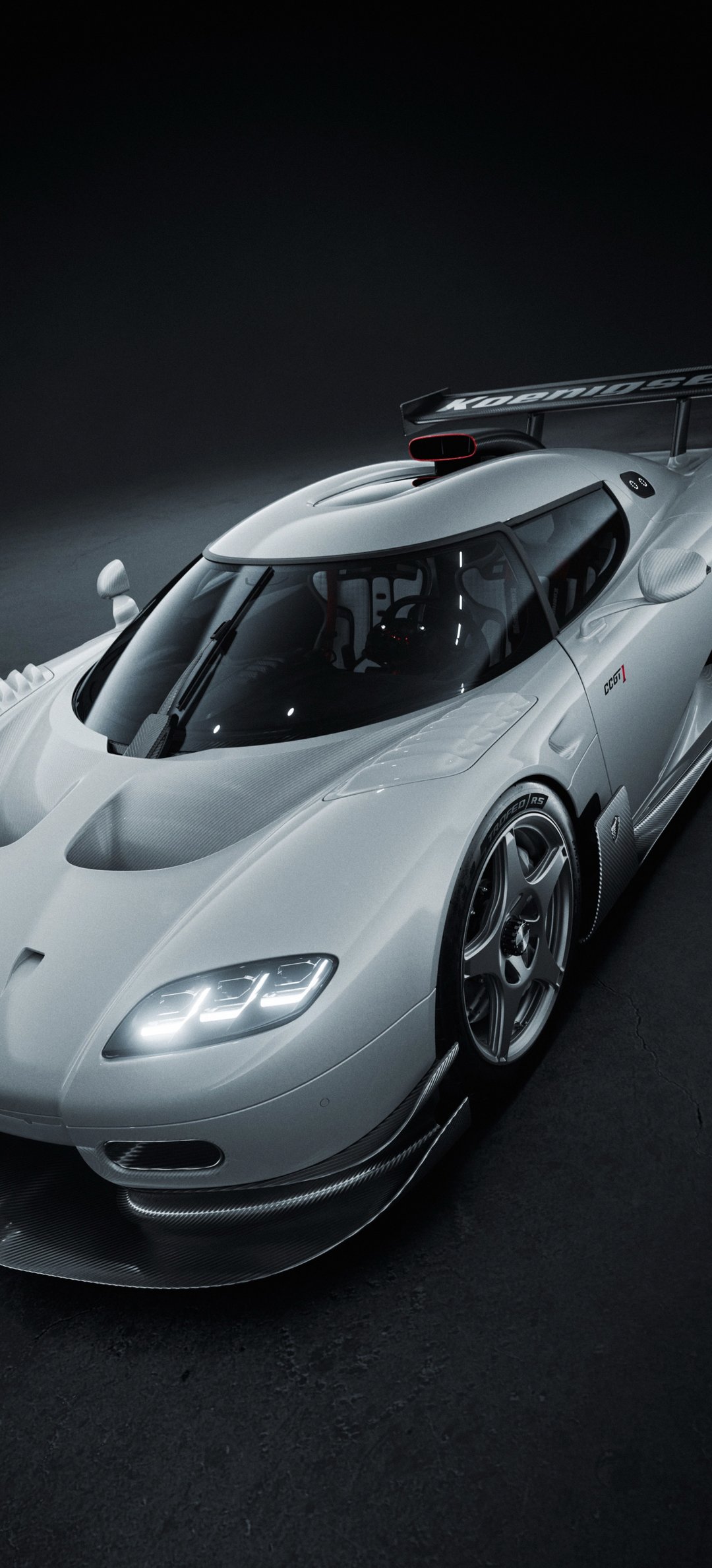 Koenigsegg CCGT1 front view - Wallpapers for Honor/Huawei in 1080x2376 resolution