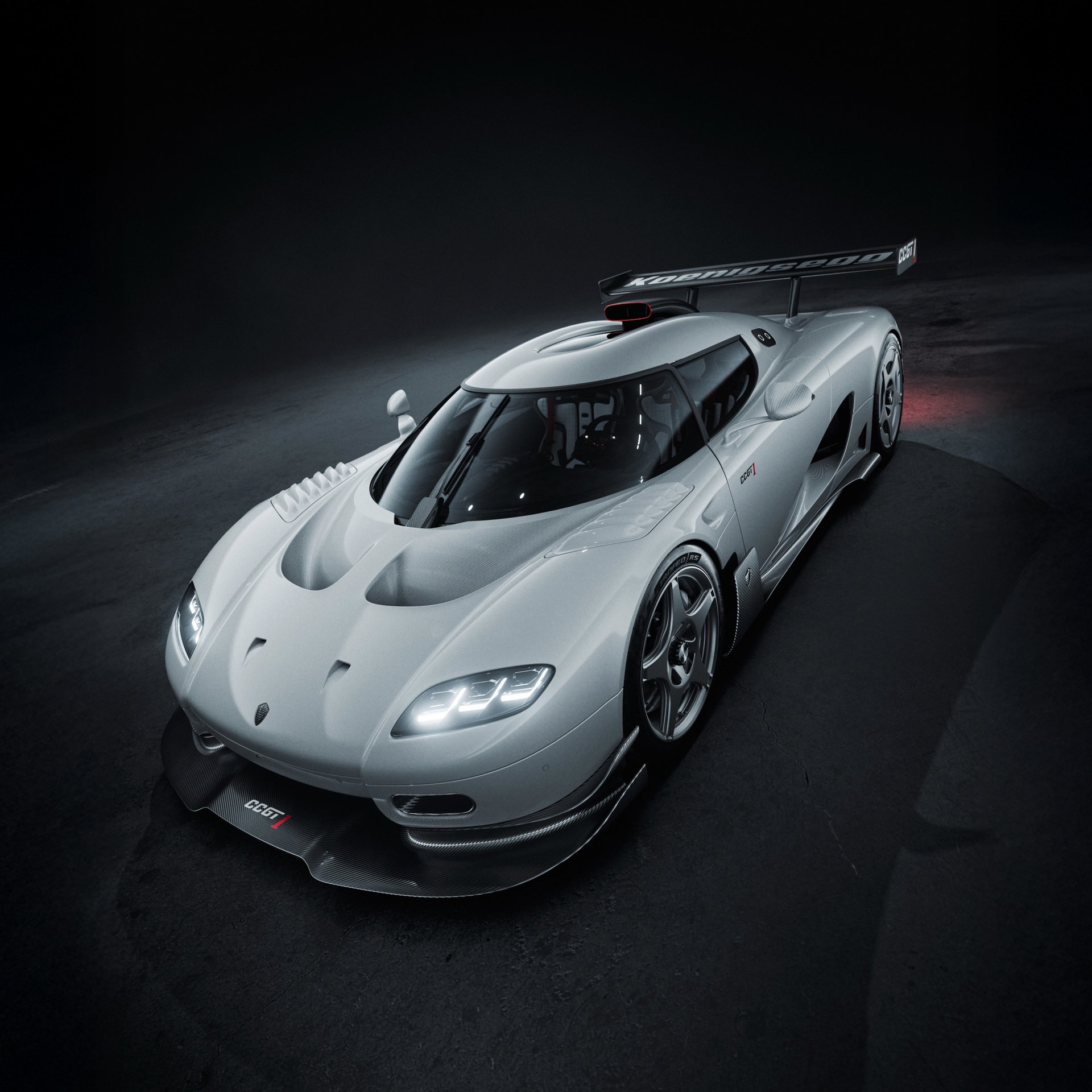 Koenigsegg CCGT1 вид спереди - Обои для Samsung Galaxy Tab в разрешении 1920x1920