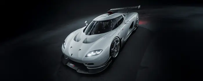 Cars wallpapers: Koenigsegg CCGT1, spoiler, carbon fiber, asphalt