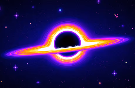 Accretion disk Wallpapers for Samsung Galaxy Tab S9+ (2800x2800): black hole, planet, accretion disk, stars