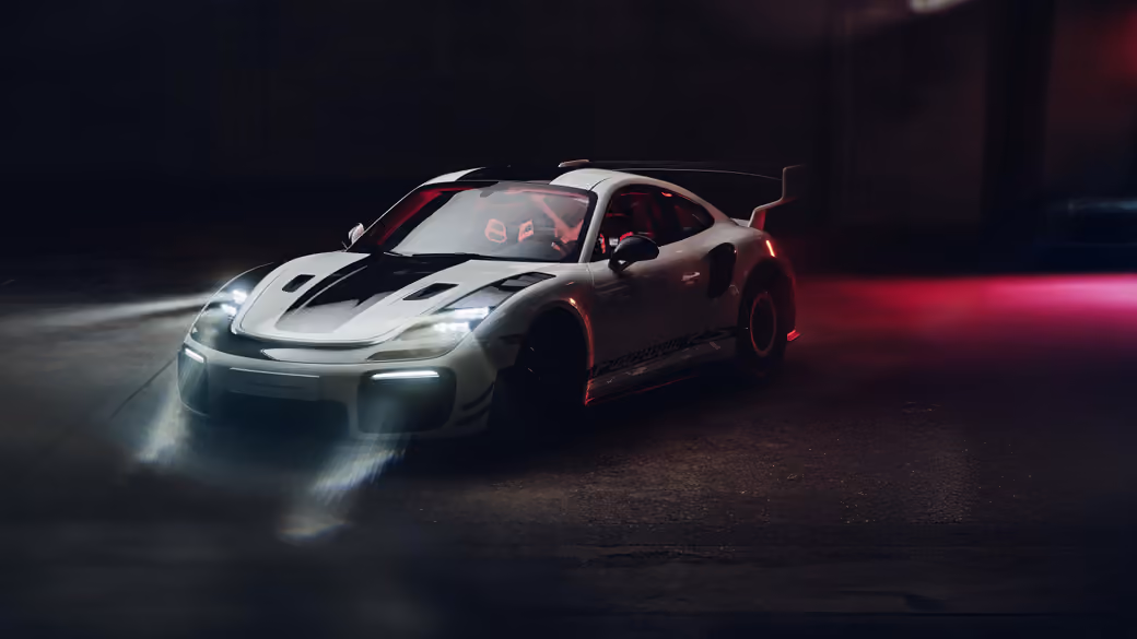 Custom Porsche Flachbau RS — desktop and phone wallpaper, free download