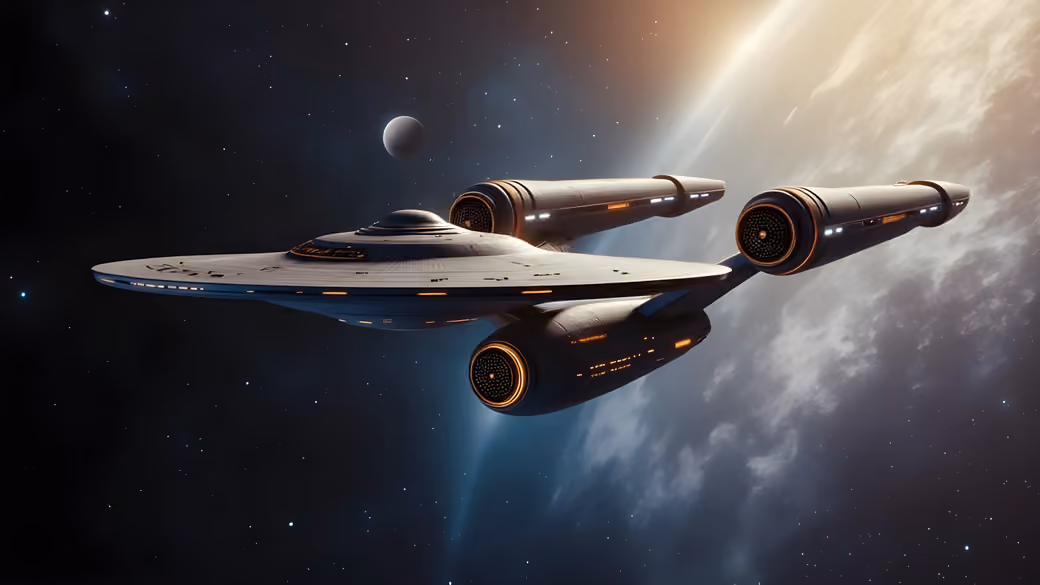 Spaceship in orbit - WUXGA wallpapers in 1920x1200 resolution