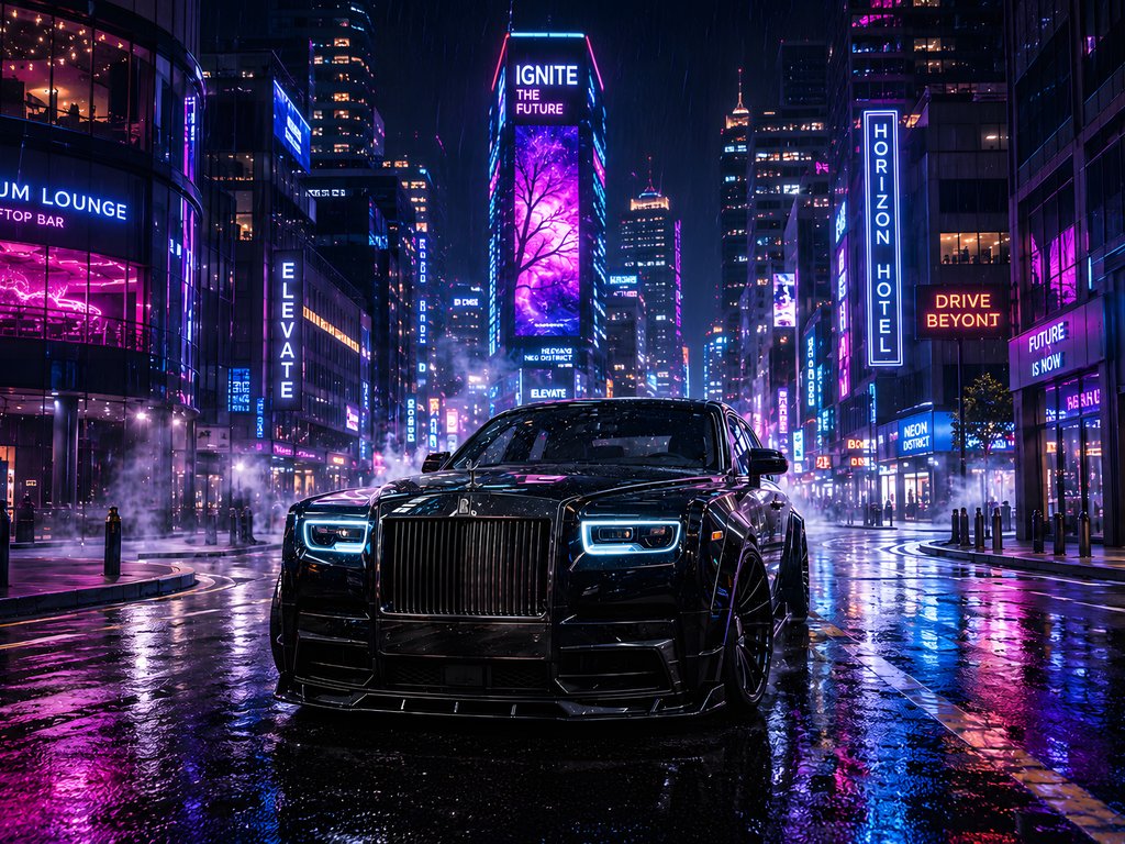 Rolls-Royce Phantom body kit - XVGA wallpapers in 1024x768 resolution