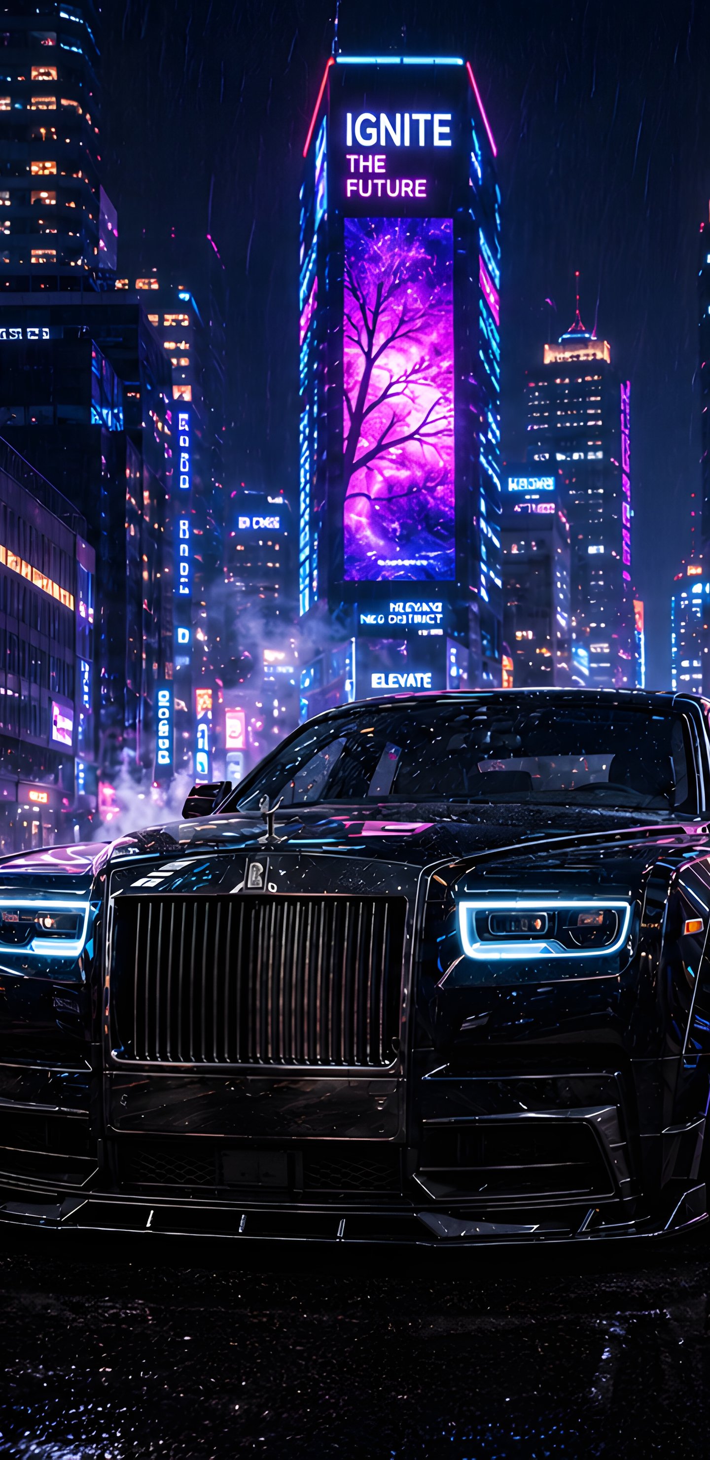 Rolls-Royce Phantom body kit - Wallpapers for Samsung Galaxy S8/S8+/Note 8/S9/S9+/Note 9 in 1440x2960 resolution