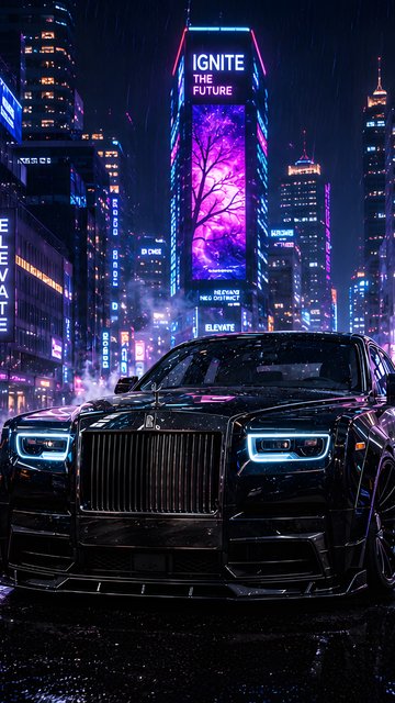 Rolls-Royce Phantom body kit - Wallpapers for Nokia, Samsung in 360x640 resolution