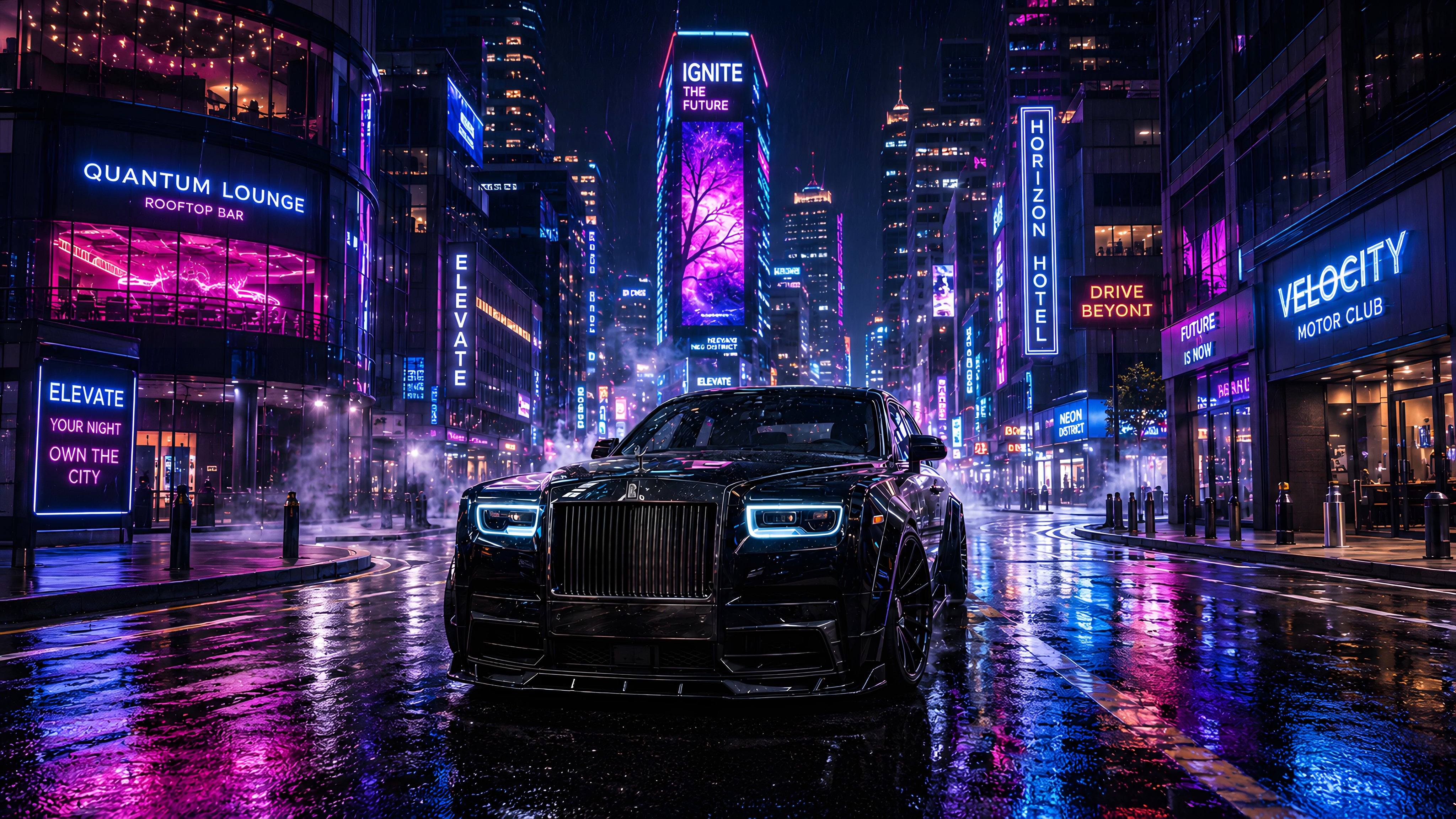 Rolls-Royce Phantom body kit - Wallpapers for Apple iMac 21.5″ in 4096x2304 resolution