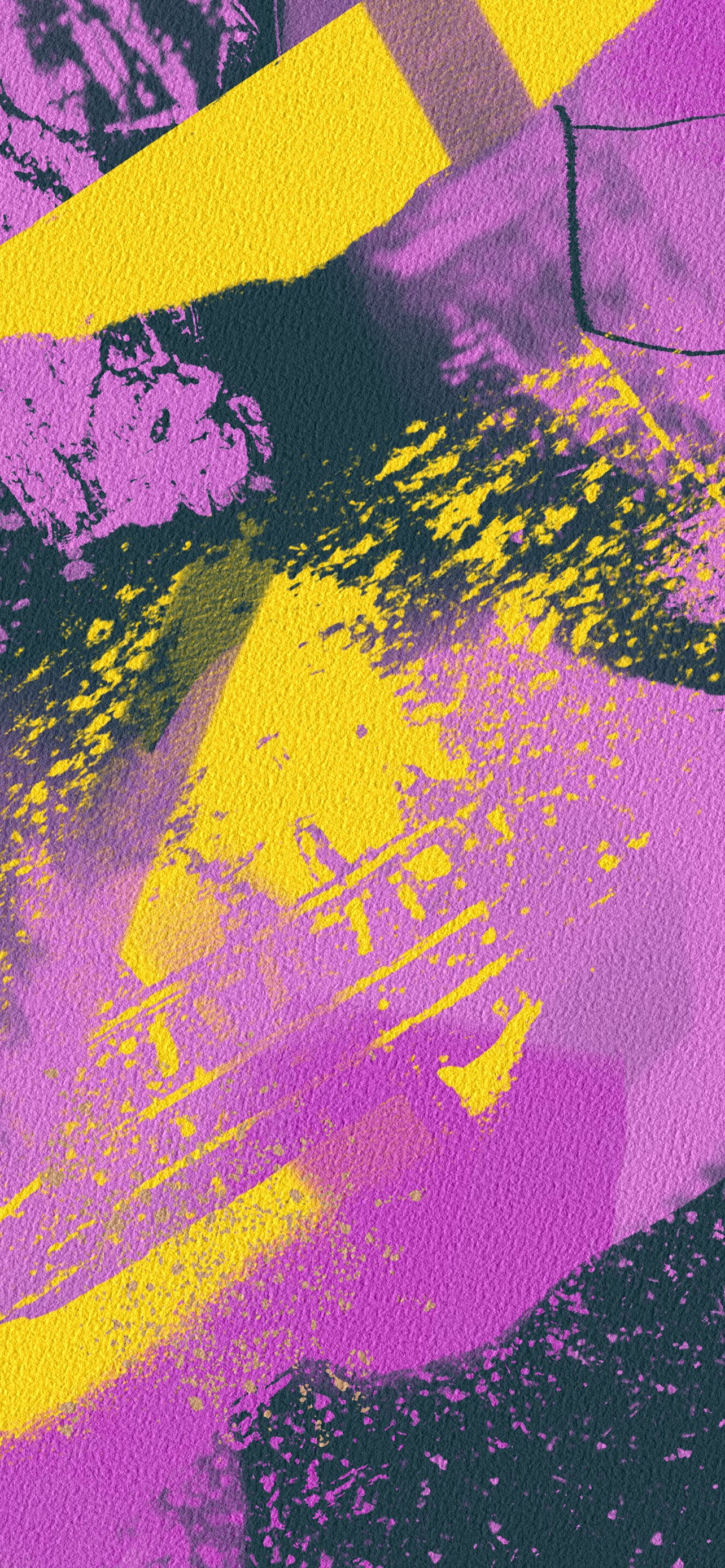 Abstract painting on canvas - Wallpapers for iPhone 13 Pro Max/12 Pro Max/14 Plus in 1284x2778 resolution