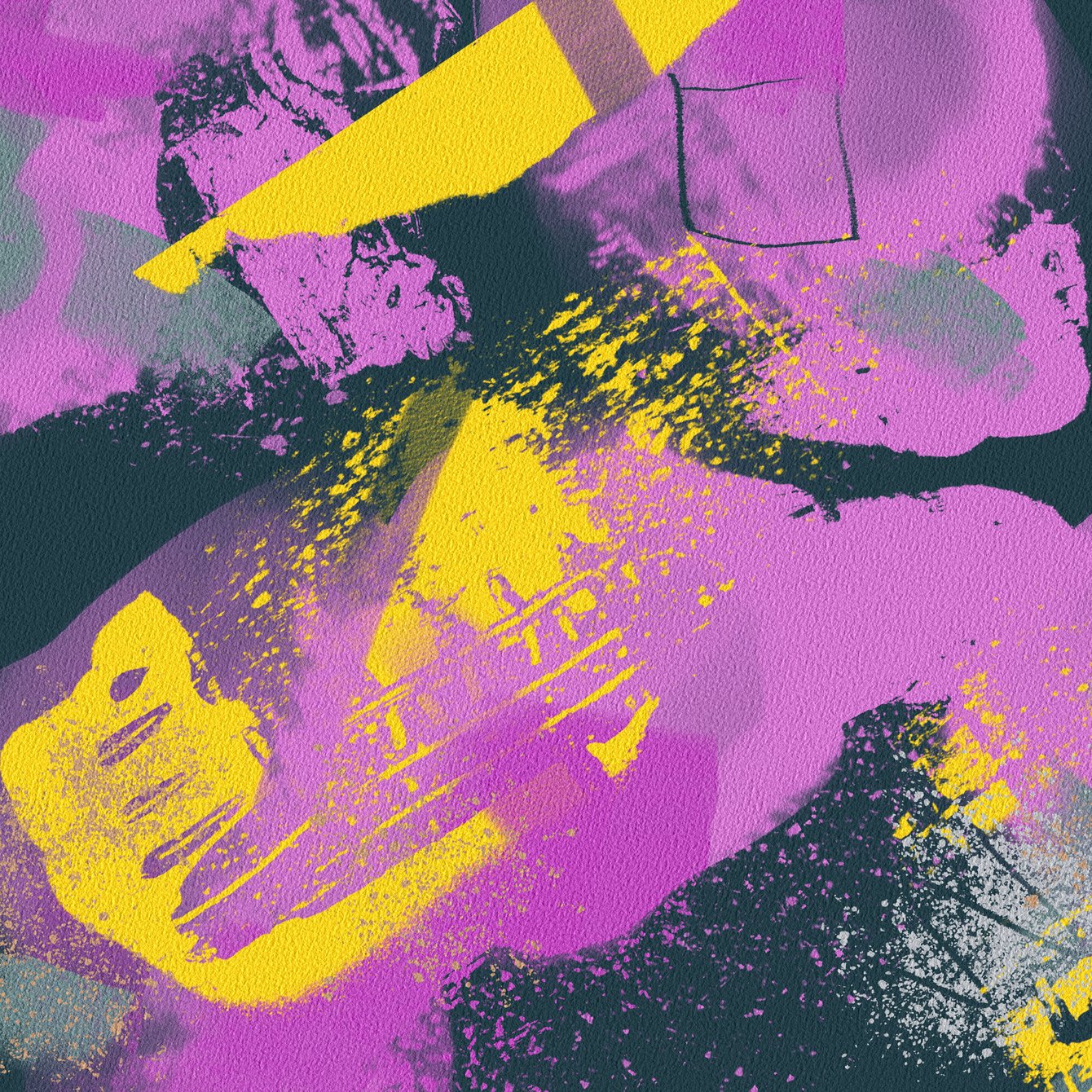 Abstract painting on canvas - Wallpapers for Samsung Galaxy Tab in 1340x1340 resolution