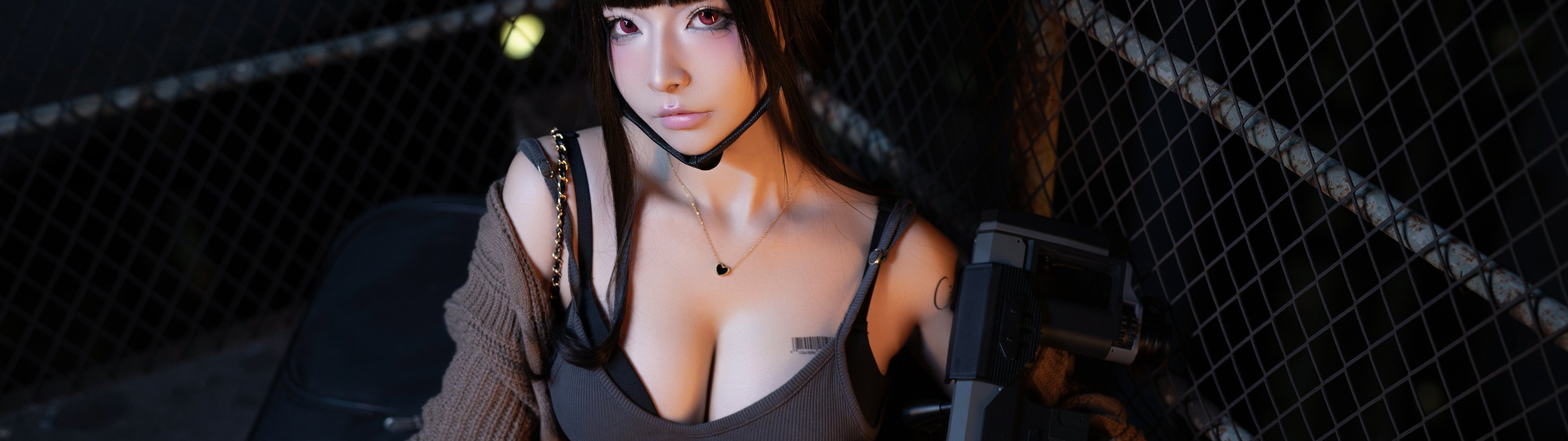 Yuuhui в образе D: Killer Wife - UltraWide 32:9 обои в разрешении 3840x1080