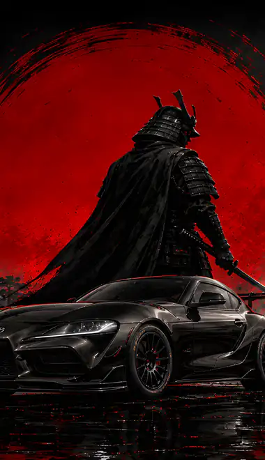 Toyota Supra Wallpapers for Samsung, HTC, Sony (540x960): Toyota Supra, samurai, Toyota, Japan
