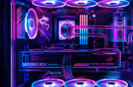 Processor and Microchip wallpapers for iPhone Air (2670x1878): ASUS ROG, pc components, modding, RGB