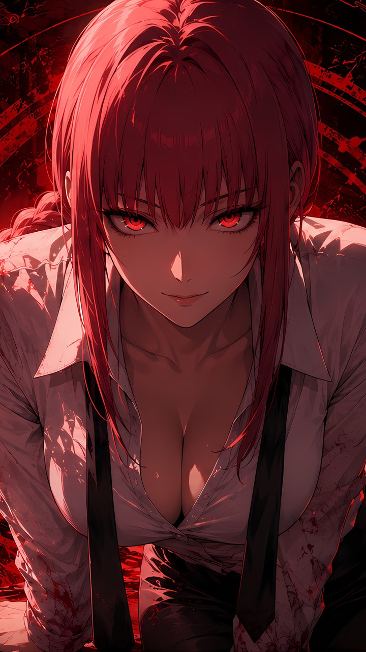 Makima from Chainsaw Man Manga - Wallpapers for Samsung/LG in 720x1280 resolution