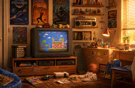 Full HD wallpapers (1920x1080): gaming room, console, television, skateboard