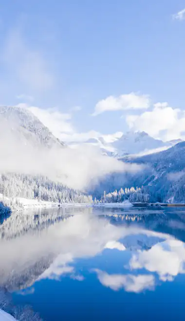 Schweiz Wallpapers for Xiaomi Redmi 14C, POCO C71/C75/M7, Infinix Note 8 (720x1640): Schweiz, Alps, winter, lake
