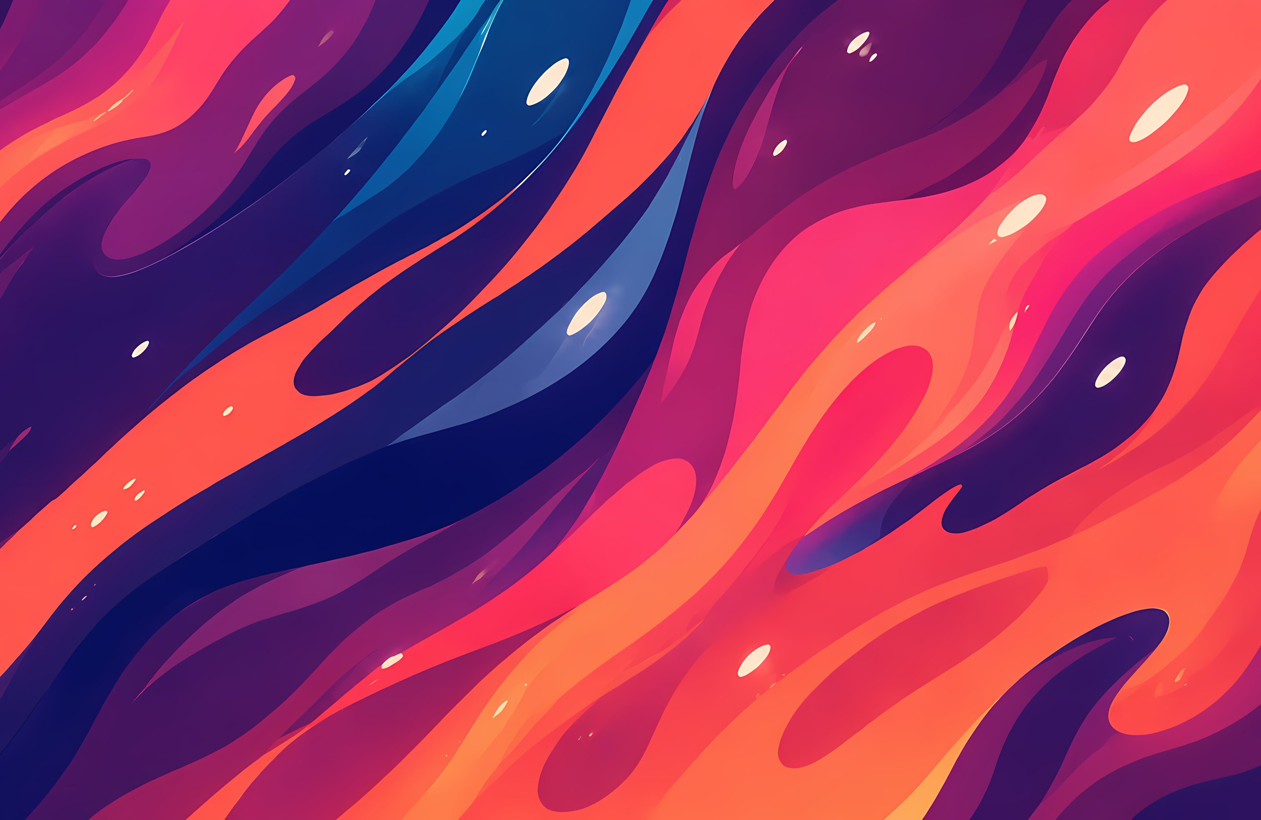 Abstract red and purple waves - Wallpapers for Apple MacBook Air 13 M2″ in 2560x1664 resolution