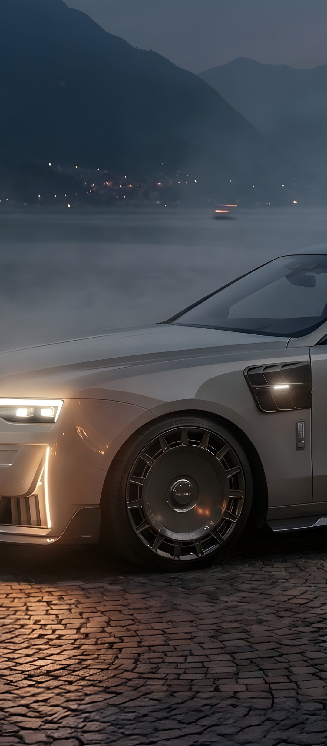 Rolls-Royce Ghost in a Mansory body kit - Wallpapers for TECNO/Infinix in 1080x2460 resolution