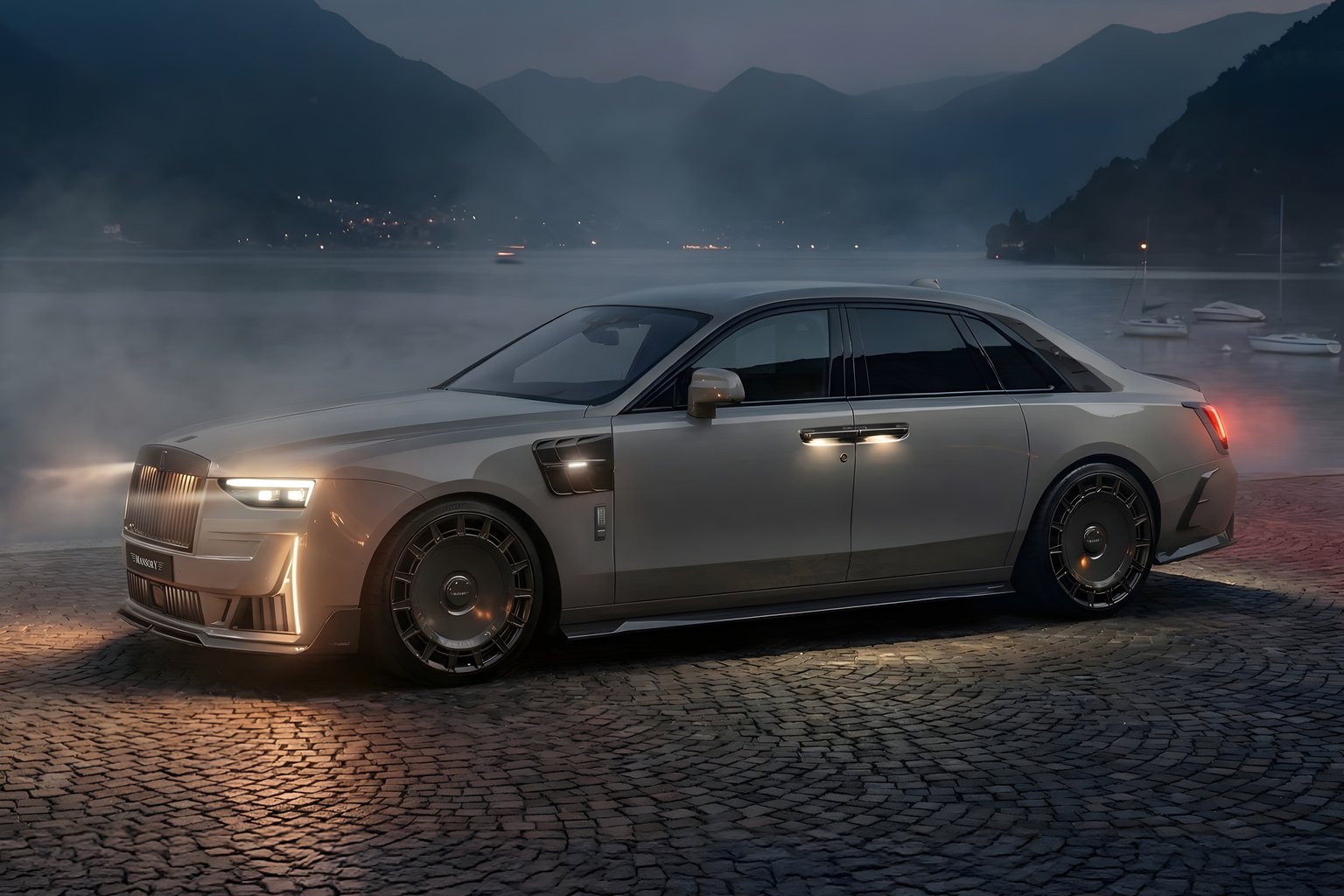 Rolls-Royce Ghost в обвесе Mansory - Microsoft Surface 12.4″ обои в разрешении 1536x1024