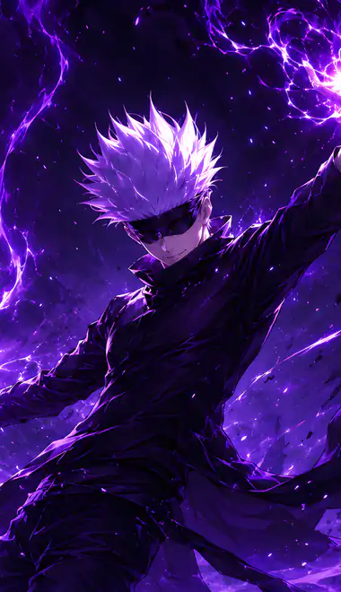 Anime wallpapers: Satoru Gojo, Jujutsu Kaisen, blindfold, energy