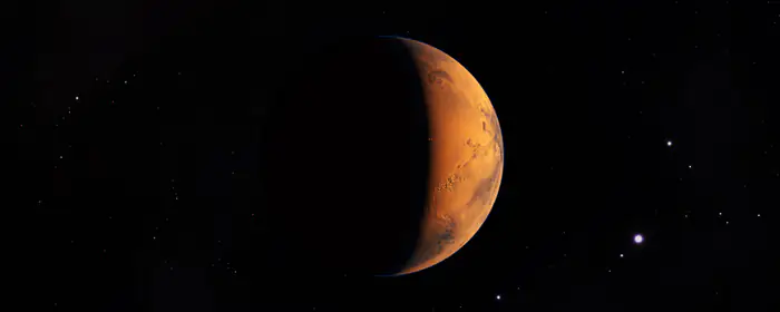 UltraWide 32:9 wallpapers (5120x1440): Mars, Solar system, stars, shadow