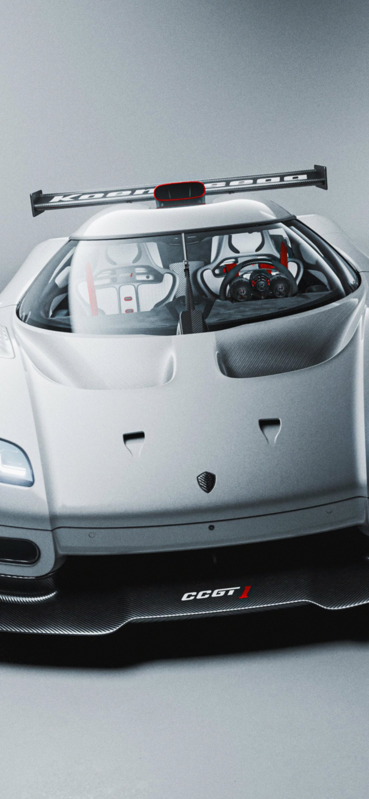 Koenigsegg CCGT1 with powerful aerodynamics - Wallpapers for iPhone 11 Pro Max in 1242x2688 resolution