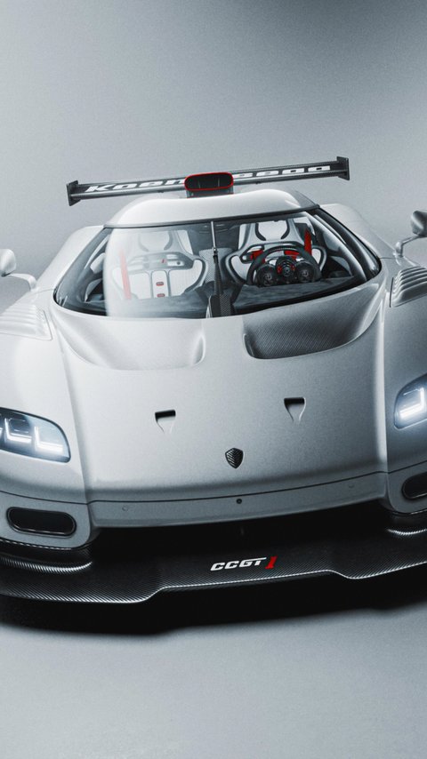 Koenigsegg CCGT1 with powerful aerodynamics - Wallpapers for LG/ASUS in 480x854 resolution