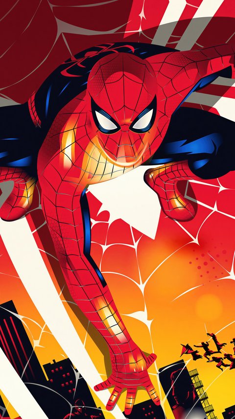 Spider-Man before jumping - Wallpapers for LG/ASUS in 480x854 resolution