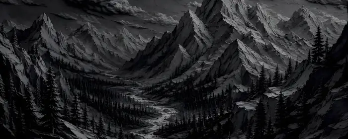 UltraWide 21:9 wallpapers (2560x1080): mountains, valley, forest, clouds