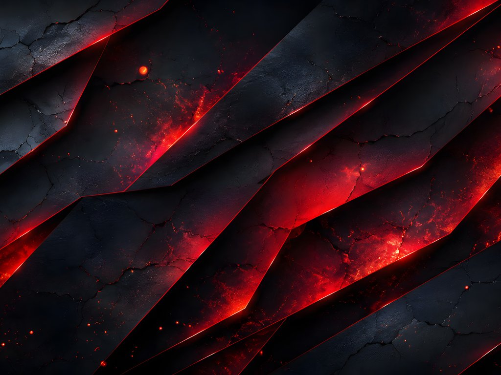 Layered Rock with Red Lava Glow - XVGA wallpapers in 1024x768 resolution
