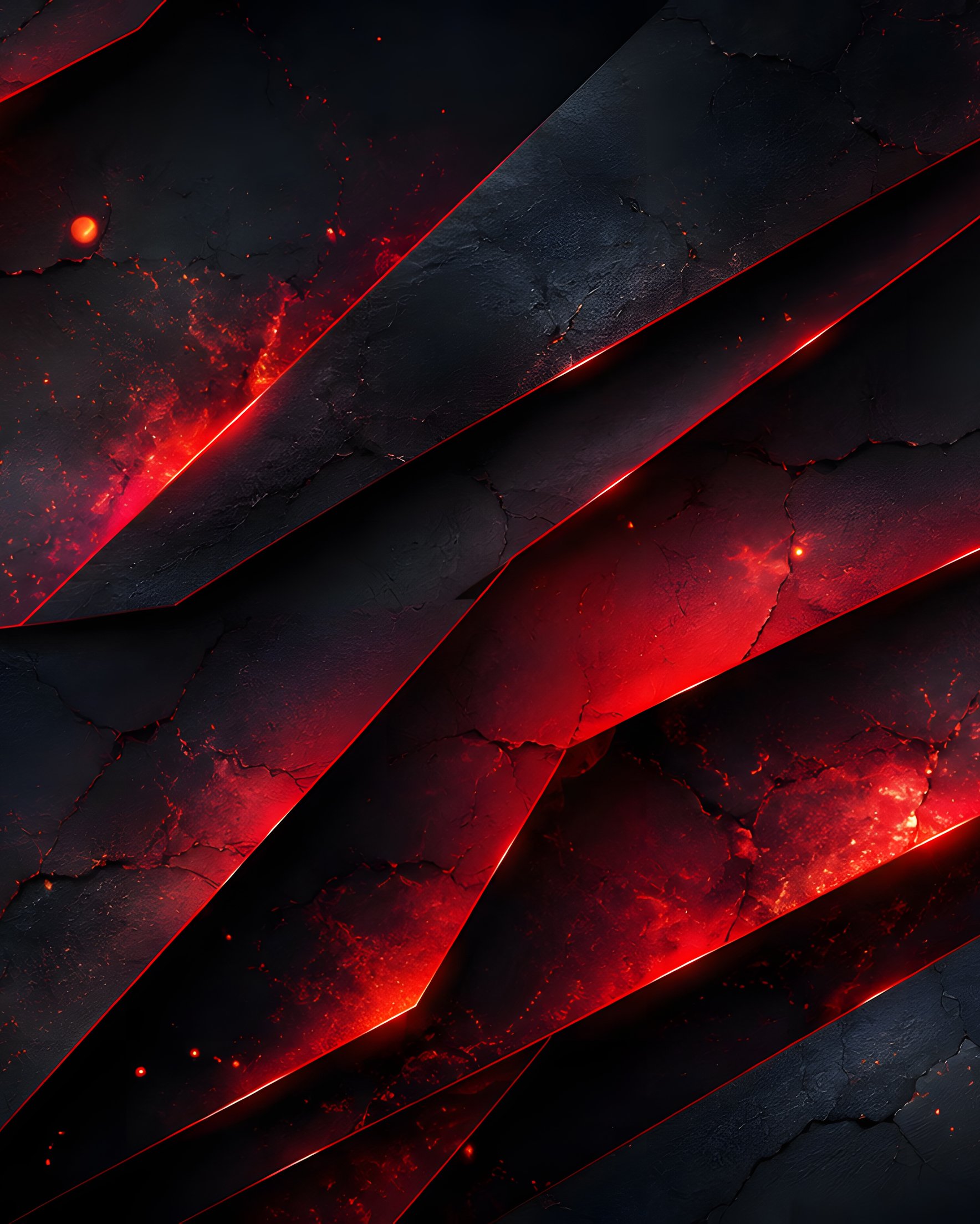 Layered Rock with Red Lava Glow - Wallpapers for Samsung Galaxy Z Fold 2/3 in 1768x2208 resolution