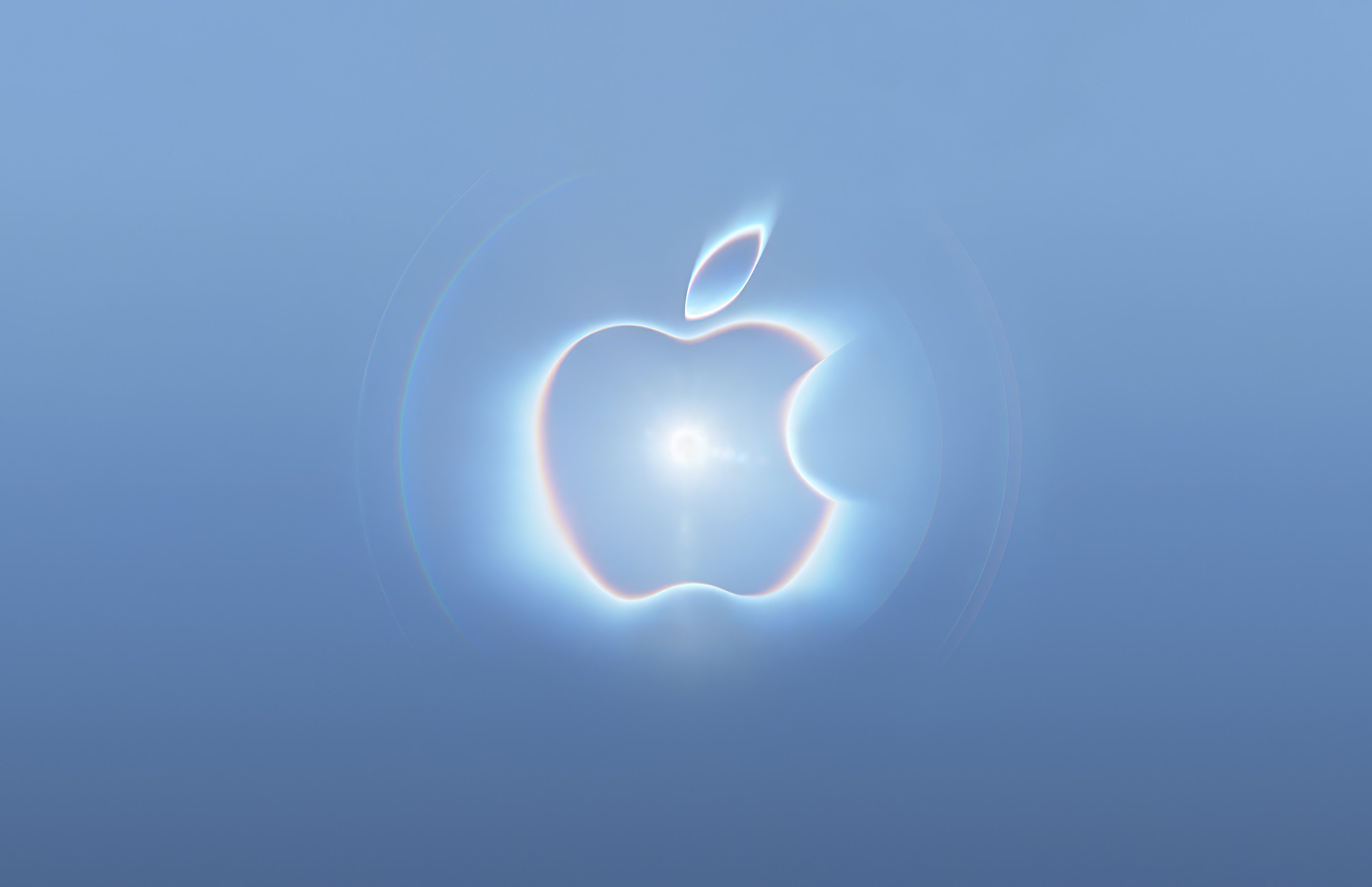 Apple Surprise and Shine 2026 logo - Wallpapers for Apple MacBook 16.2″ in 3456x2234 resolution