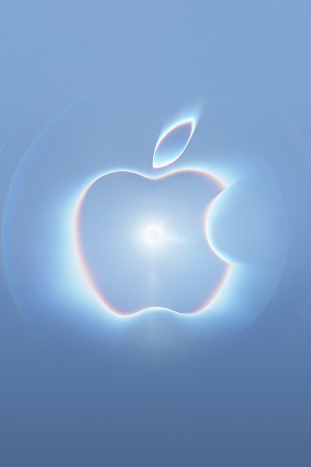 Apple Surprise and Shine 2026 logo - Wallpapers for iPhone 4/4S in 640x960 resolution