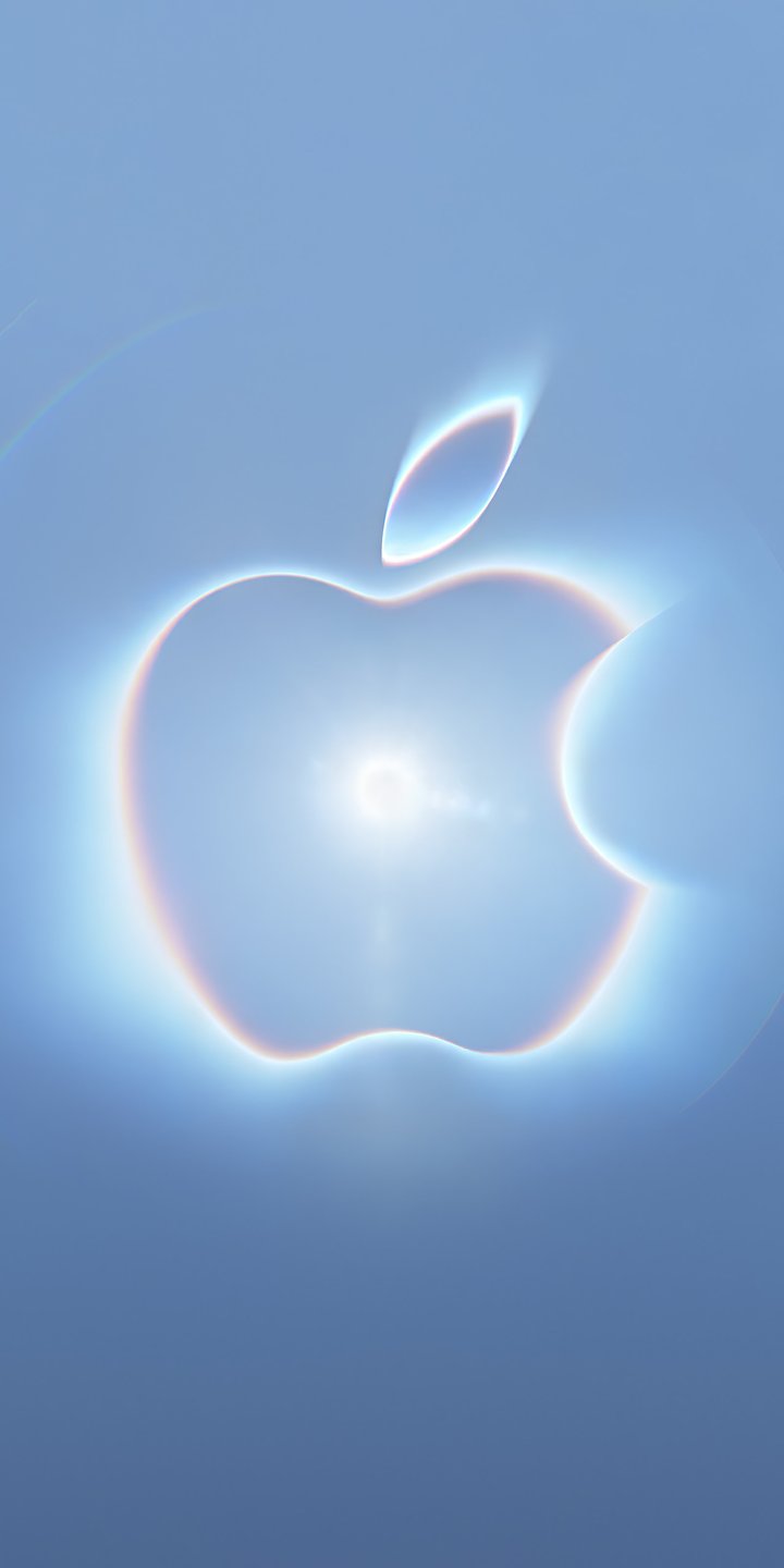 Логотип Apple Surprise and Shine 2026 - Обои для Samsung Galaxy A03s, Xiaomi Redmi 7A, POCO C3 в разрешении 720x1440