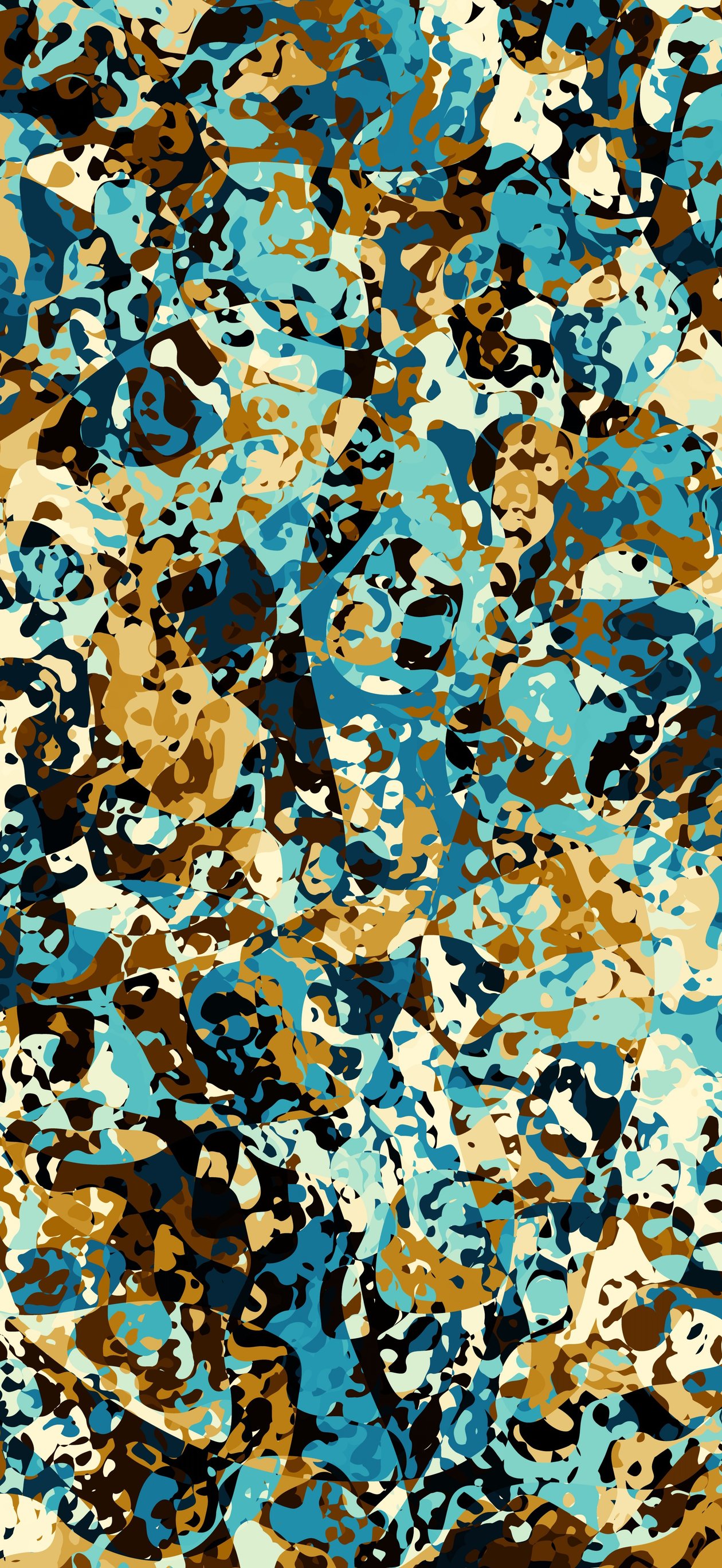 Abstract chaotic mosaic - Wallpapers for iPhone Air in 1260x2736 resolution