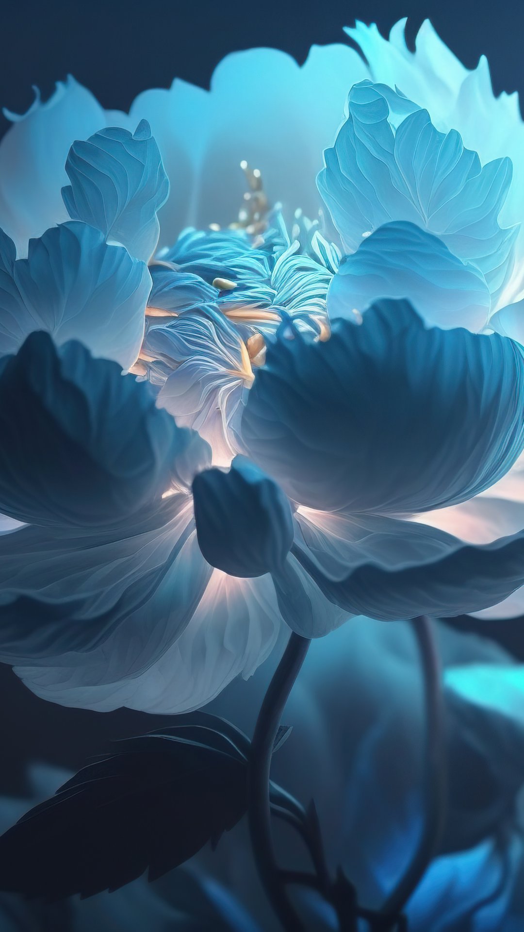 Изящные белые цветы крупным планом - Обои для Samsung, Honor, Sony в разрешении 1080x1920